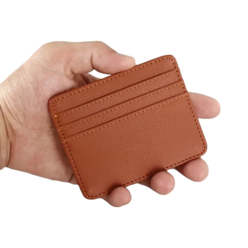 Bank Card Holder with Multiple Card Slots Slim and Convenient Jogging Beach